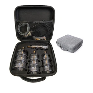 Good Quality Suction Dropping Hijama Cups OEM Gift Box 12PCS Hijama Vacuum Cupping Suction Cups Set for Physical Therapy