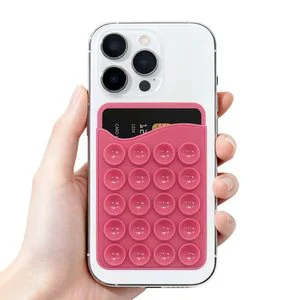 Reusable Hands-free Suction Cup Phone Holder Magnetic Phone Mount Card Wallet Phone Stand Mobile Holder