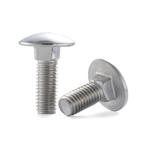 Factory Wholesale DIN603 Carriage Bolt 4.8/6.8/8.8 Grade Stainless Steel Customizable Nut