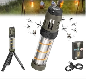 Tripod Campsite Multifunctional Camping Lantern Compact Size Waterproof LED Insect-Repelling Lamp Rechargeable Camping Light