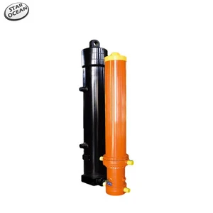 Multiple Cylinder Double-Acting Heavy-Duty Large-Tonnage Stainless Steel Tipper Trailer Telescopic Hydraulic Piston Cylinder