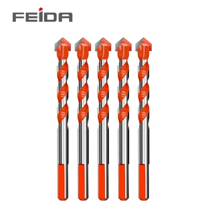 Tungsten Carbide Tip Tile Drill Bits Multi Purpose Drill Bit for Ceramic Glass Brick Wall Concrete Drilling