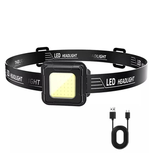 New Mini Rechargeable Waterproof COB LED High Power Light Ultra Bright Head Torches Light Tactical Flashlight LED Headlamp
