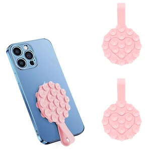 Silicone Suction Cup Phone Mount Strong Grip For Selfies & Video Hands-Free Mirror Shower For IPhone & Android Phone Case Holder