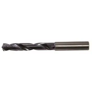 High-Performance Carbide Drill Bit TA1046 Optimised Central Core 6 Guide Pads Top TiAlN Coated for Stainless Steel Applications
