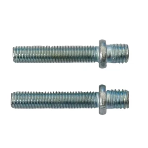 M6X1-M5-L33 Steel Fine Thread Hex Bugle Head Double-headed Bolt Screw Inch Measurement