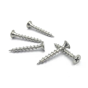 White Zinc Drywall Screw Countersunk Head & Fine Thread, Carbon Steel Self-Tapping for Gypsum Board Installation
