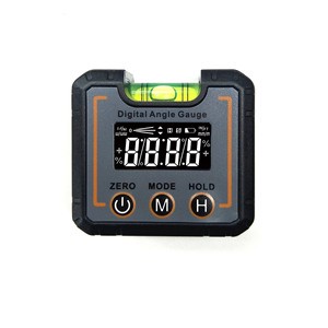 With Bubble Vial Digital Inclinometer Level Angle Protractor Cube Magnetic Spirit Level Electronic Angle Gauge Digital Level