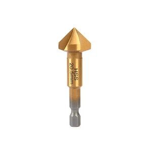 Meiyida High-Speed Steel Countersink Drill Bit Set Model 019 Chamfering Tool Bit Wood Drilling Customizable Length China OEM