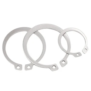 3mm 4mm 5mm 6mm 7mm 12mm in Stock Elastic Retaining Ring for Stainless Steel C-type Card Spring Shaft Washers for Wholesale