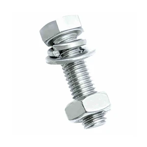 Hot Sale Carbon Steel Galvanized Hex Bolt Nut DIN Standard Zinc Plated Industrial Fasteners M4-M36