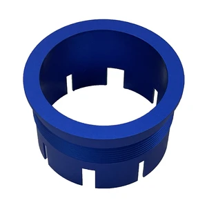 Fasteners High Precision CNC Machining Slotted Threaded Bushing Custom Metal Aluminum Machining Parts for Industrial Equipment