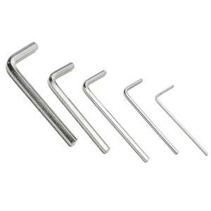 Taily Wholesale L Type Wrench 1.5mm 2mm 2.5mm 3mm 4mm 5mm 6mm 8mm Hex Key Set Factory OEM Types of Allen Hex Keys