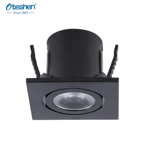 Modern Design Indoor LED Cabinet Light Adjustable Beam Angle Mini Recessed Kitchen Cabinet Light IP20 Rated White/Black 2-Year