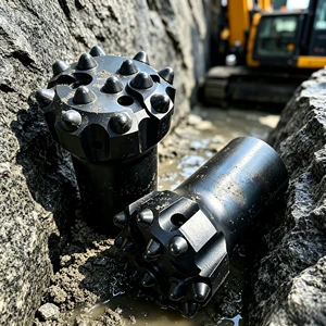 High Precision Forging Tungsten Carbide Threaded Drill Bit for Hard Rock and Ore Extraction Drilling Tools
