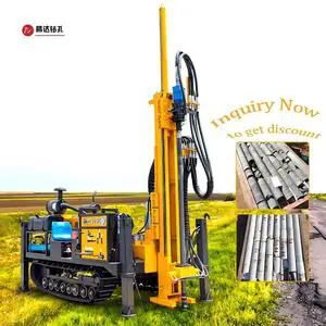 Reliable Diesel Pneumatic Rock Drill Deep Hole Rig 100mm Diameter 100m Pump Motor Bearing Included Easy Operate Mineral