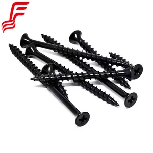 Galvanized Stainless Steel Drywall Screws 25mm Flat Head Tapping Taps M2.5 Thread for Cement Board Plasterboard Gypsum Board