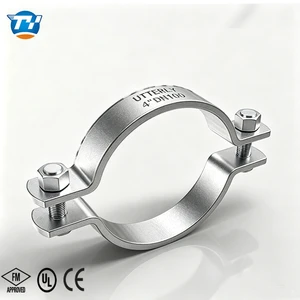 Utterly UTT60 Standard Pipe Clamp Carbon Steel Hot-Dip Galvanized 1/2