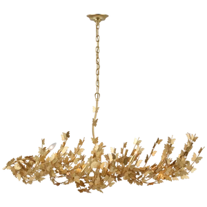 Simig Lighting New Luxury Led Custom Chandelier Modern Gold Crystal Tree Branch Leaves Brass Glass Chandelier Lamp