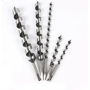 Long Screw Point Wood Auger Formwork Drill Bits With Hole For Wood Drilling