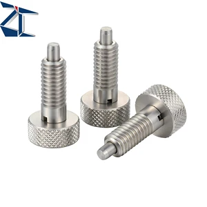 ZLFM Simple Knob Indexing Plunger Retractable Stainless Steel Spring Load Plunger Other Hardware Fasteners