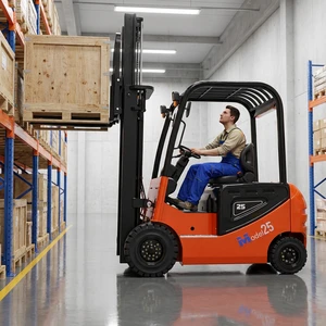 Wholesale Customized 2.5tons 48V Battery Hydraulic Seat Driving Pallet Jack Electric Forklift For Supermarket