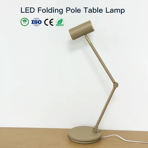 Foldable Long Arm Reading Light Adjustable Desk Lamp For Students Professionals Study & Office
