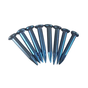 Factory Direct Sale Wholesale High Quality Customized Size Carbon Steel Blue Concrete Nail