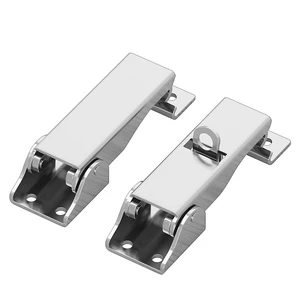 Stainless Steel High-Quality Hidden Reverse Toggle Latch with Lock Hole Industrial Machine Heavy Duty Toggle Latch J56b-1