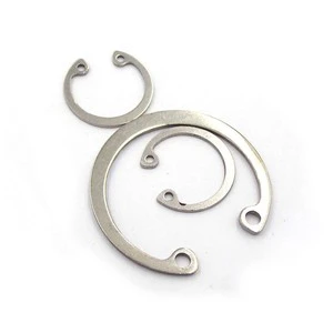 M8-M100 Stainless Steel 304 316 DIN Standard Zinc Finish Retaining Jump Ring Internal Circlips for Hole Bore