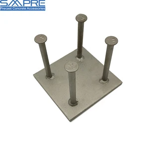 Customized Precast Concrete accessories Fastening Plate Anchor Connection Steel Material Building Lifting Anchor