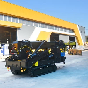 Telescopic Cheapest Hydraulic Movable Spider Crane 8 Ton 500kg 1ton Spider Crane Crawler Cranes