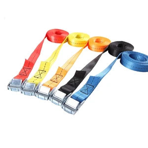 1 Inch 25mm PES Cam Buckle Ratchet Tie Down Strap 200kgs 3m Capacity Quick Delivery 100kgs WLL No Hooks