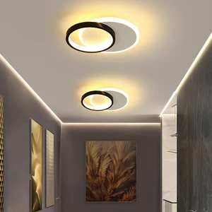 Modern Nordic Indoor Lighting Fixtures Energy Saving LED Aisle Ceiling Light for Bedroom Corridor Lamp Iron Base for Living Room