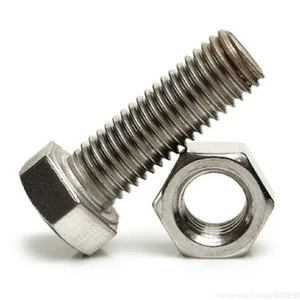 Premium Industrial Hex Nut Bolt Heavy Duty High Strength Customizable Stainless Steel/Aluminium Fastener for Construction