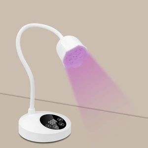 Bright Foldable Professional 30W High Power Rechargeable Cordless UV LED Desk Lamp Fast Curing White Pink Nails Manicure Nail