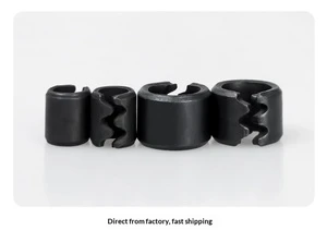 Rolled Spring Steel Split Tension Sleeve Bushings for Construction PTFE Coated Threaded Mounting