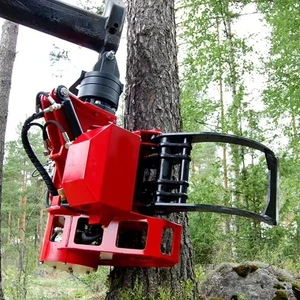 Professional GS500 Grapple Saw | Hydraulic Grapple with Chainsaw | Excavator & Crane Mounted Cutting Attachment