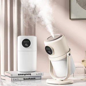 Bulk Wholesale USB Powered Cool Mist Personal Humidifier White Portable Mini Air Humidifier with Night Light for Office Travel