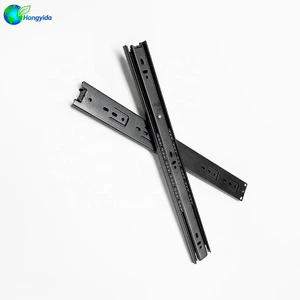 Modern Heavy Duty Ball Bearing Sliding Drawer Rail 45mm Wide Steel Silent Soft Closing Easy Installation for Kitchen Bedroom