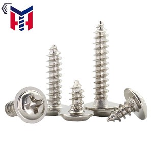 Stainless Steel Cross Head Self-Tapping Screw with Customizable Size and Material Options