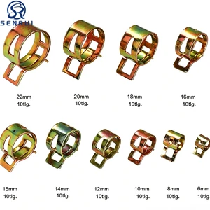 Quick Installation Self-Tightening Multi-Color Zinc Plated Spring Hose Pipe Clamp Fitting for Fuel Line and Vacuum Hose