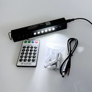 6W White LED Meteor Star Ceiling Light Kit IP65 APP Remote Control 12 Holes Fiber Optic Starry Sky Night Effect