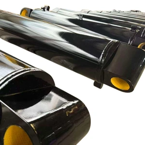 ZhengFeng Steel Hydraulic Cylinder ODM OEM Double Acting Lifting Hard Chrome Plated Heavy Duty 195mm Outer Tube Diameter Large