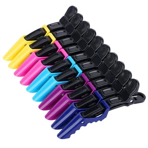 Hair Clips for Women Wide Teeth & Double-Hinged Design Alligator Styling Sectioning Clips of Professional Hair Salon Quality
