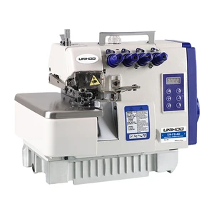 Siruba Industrial Sewing Machine 4-Thread Overlock Direct Drive Motor Manual Feed Mechanic New Condition Gear Maquina De Coser