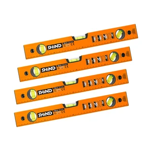 SHIND 94532 Construction Tools Spirit Level 50cm/20 Inch With CE Level Measuring Instruments Magnetic UV Resistant Spirit Level