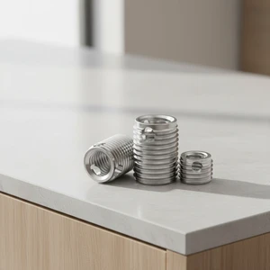 JINZHIZE Type 307/308 Stainless Steel Self-Tapping Fully Threaded Polished Bushings Three-Hole Metric Thread M3-M12 ISO 8.8