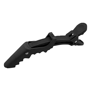 Professional High Temperature Resistant Carbon Alligator Clip with Vintage Printing for Salon or Household Use