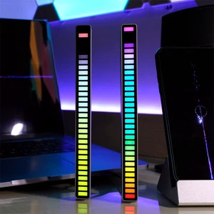 Led Sound Control RGB Music Rhythm Light USB Creative Voice Activated Pickup Music Atmosphere Night Light
